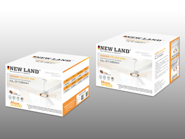 پنکه سقفی نیولند مدل NL-3106WH