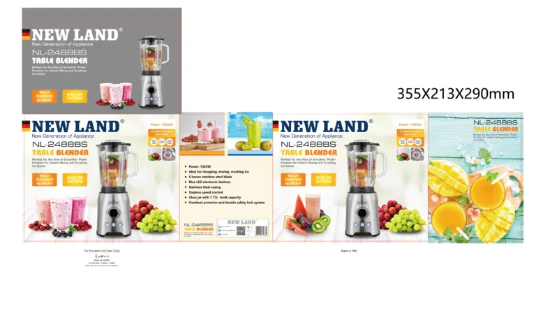 مخلوط‌کن نیولند مدل NL-2488BS
