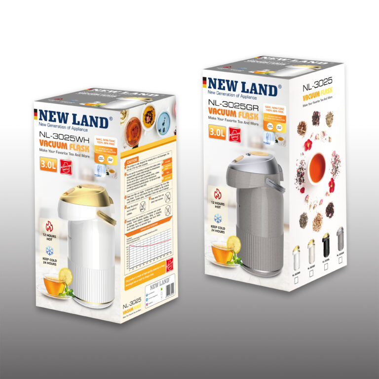 فلاسک پمپی نیولند مدل NL-3025 ظرفیت 3.0 لیتر