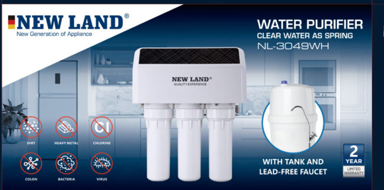 دستگاه تصفیه آب نیولند مدل NL-3049WH
