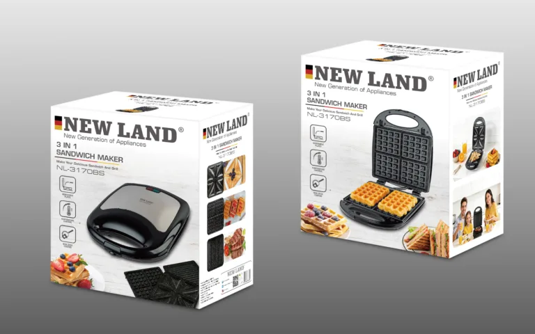 Newland 3-in-1 Sandwich Maker NL-3170BS